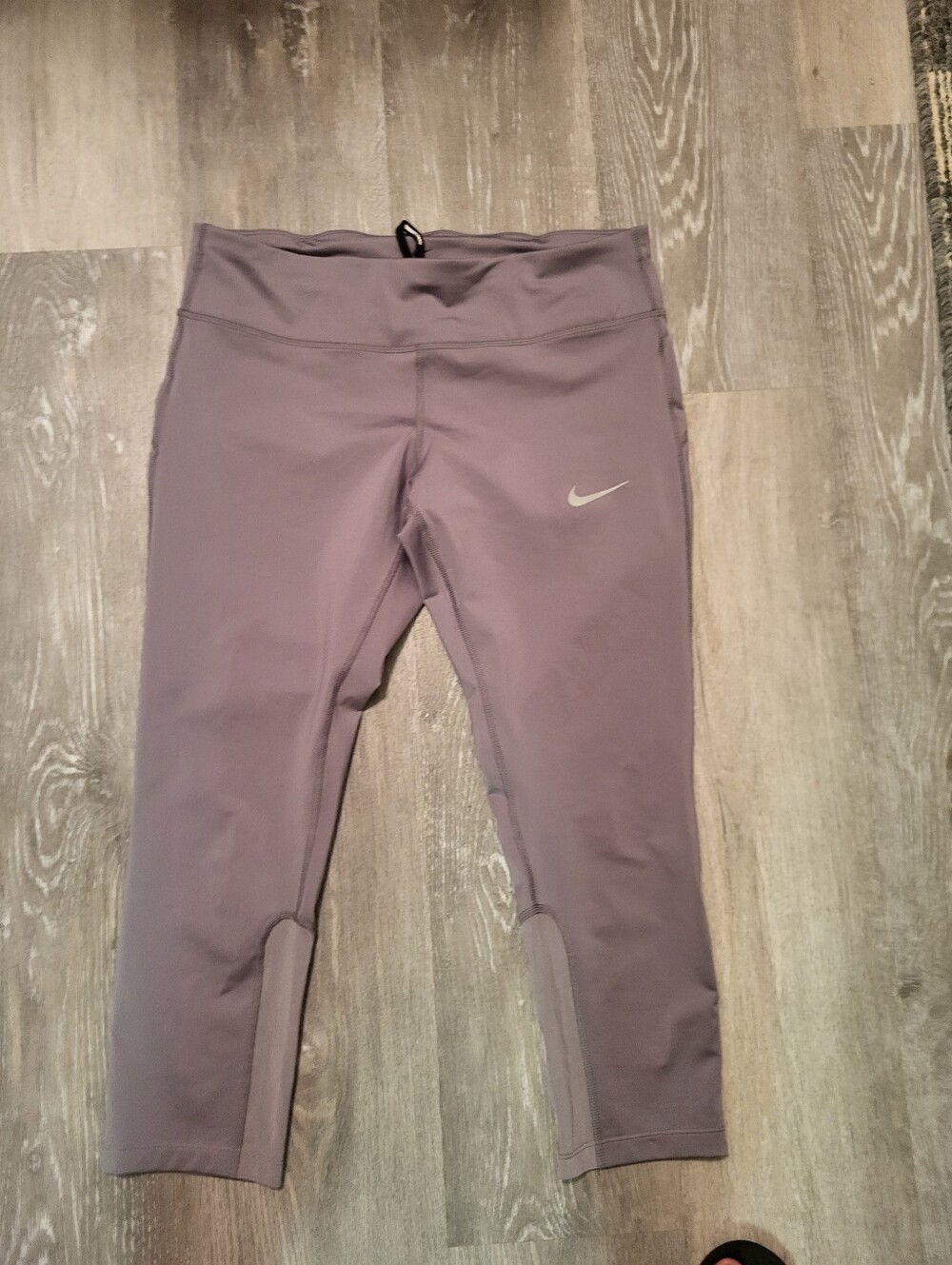 Nike Legging Women’s Power Crop Running Dri Fit Color Gray Size Large